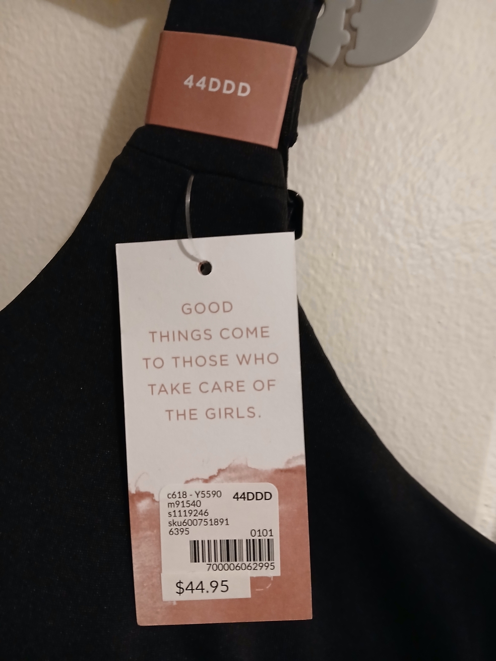 Cacique Black Full-Coverage Seamless Bra - Picture 2 of 3